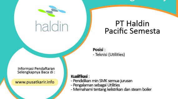 Lowongan Kerja PT Haldin Pacific Semesta