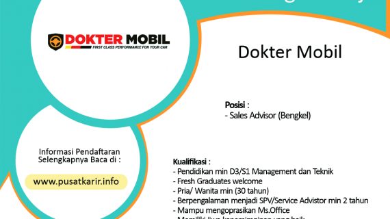 Info lowongan Dokter Mobil