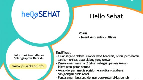Lowongan Hello Sehat