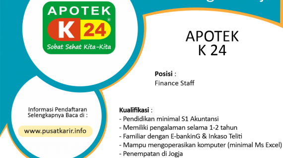 Lowongan Kerja PT K-24 Indonesia (Apotek K-24)